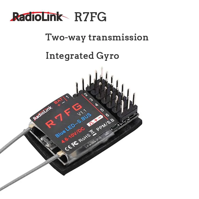 Радиопередатчик RC6GS 2,4G 6CH контроллер передатчик recever R6FG R7FG гироскоп приемник TX& RX для радиоуправляемого автомобиля лодки игрушки дистанционного управления