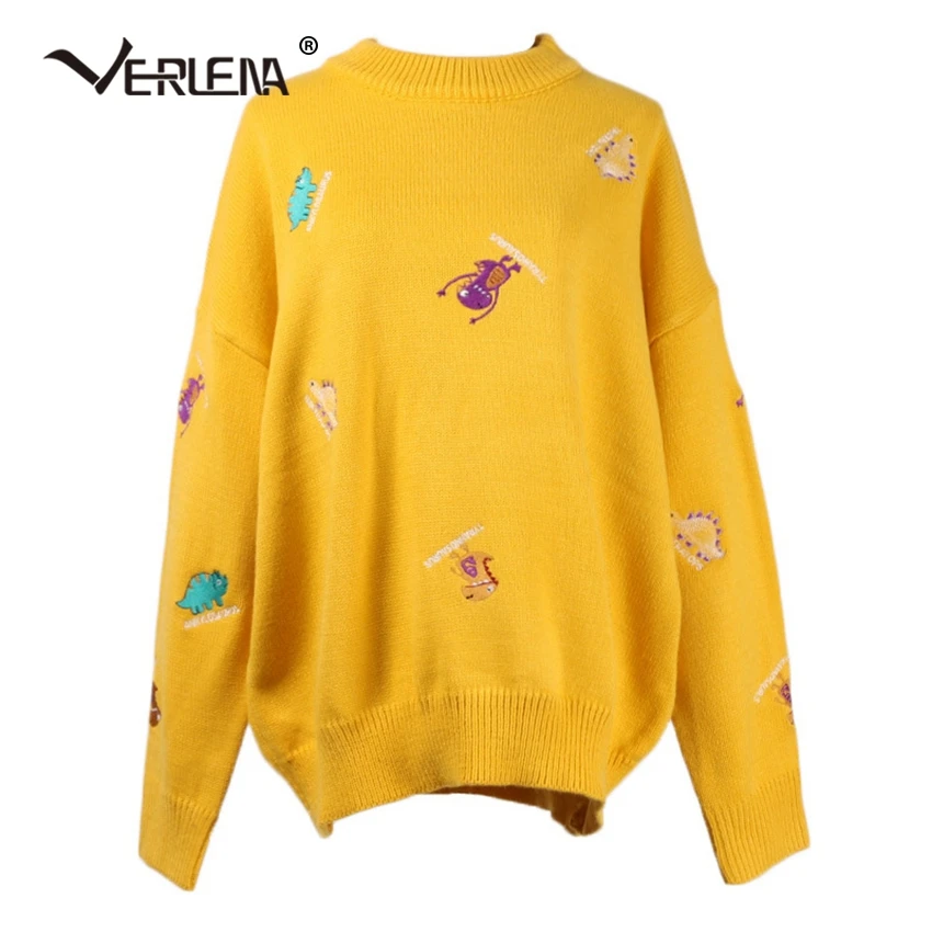 Шикарный Милый Трицератопс с надписью динозавра фиолетовый джемпер вышивкой