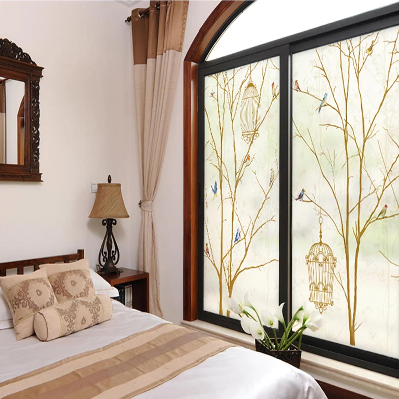 Наклейки на окна балкон подоконник полупрозрачный непрозрачный китайский