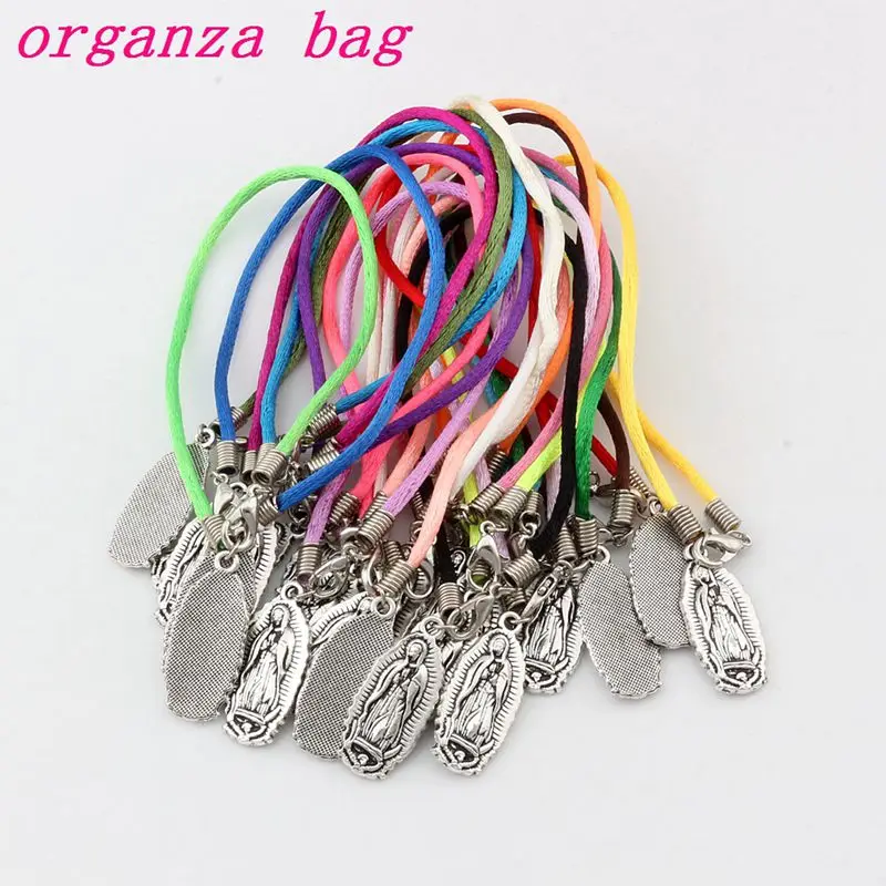 50 шт. цинковый сплав Дева Мария Религиозные Подвески украшения в виде китайского