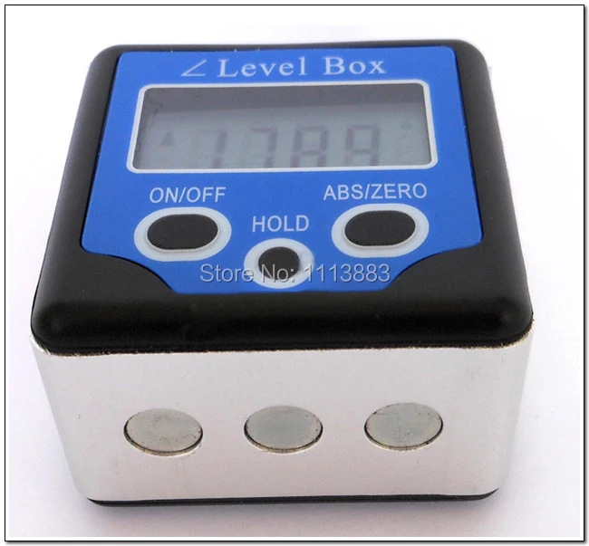 360 градусов магниты база Цифровой Инклинометр измеритель углов сферическим