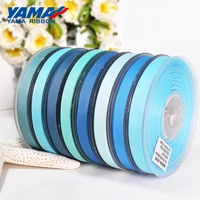 yama 25 28 32 38 mm 100 yardslot blue grosgrain ribbon perfect for wedding decoration crafts and gifts packing woven ribbons