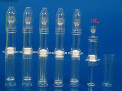 1 мл 100 шт./лот пустая прозрачная Косметическая игла сделай сам шприц для маски