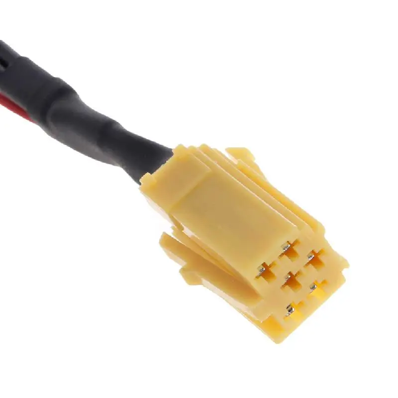 Мини ISO 6 Pin адаптер Aux 4 дюймовая Kabel RCA для VW Seat Skoda Blaupunkt VDO Audi|Кабели адаптеры и