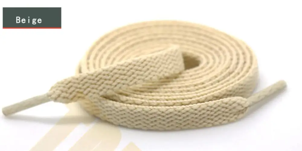 Beige TRipleTop Красочные оригинальные эластичные Прочные шнурки с уменьшением катышков свободные-доказательство Анти-доказательство для шнурков - Цвет: Beige