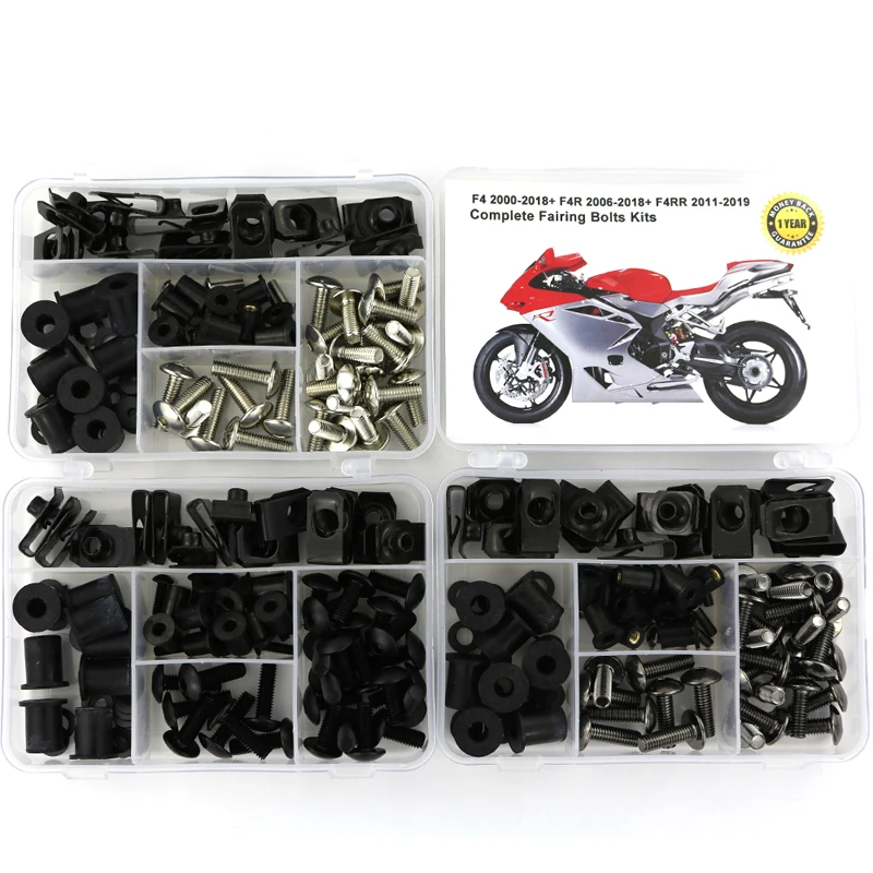 

Fit For MV AGUSTA F4 F4R F4RR Motorcycle Full Fairing Bolts Kit Complete Bodywork Screws Nuts Side Covering Bolts