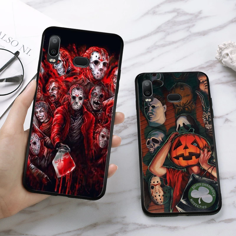 Lavaza Джокера клоун ужас Coque силиконовый чехол для Samsung A3 A5 A6 плюс A7 A8 A9 A10 A30 A40 A50 A70 J6