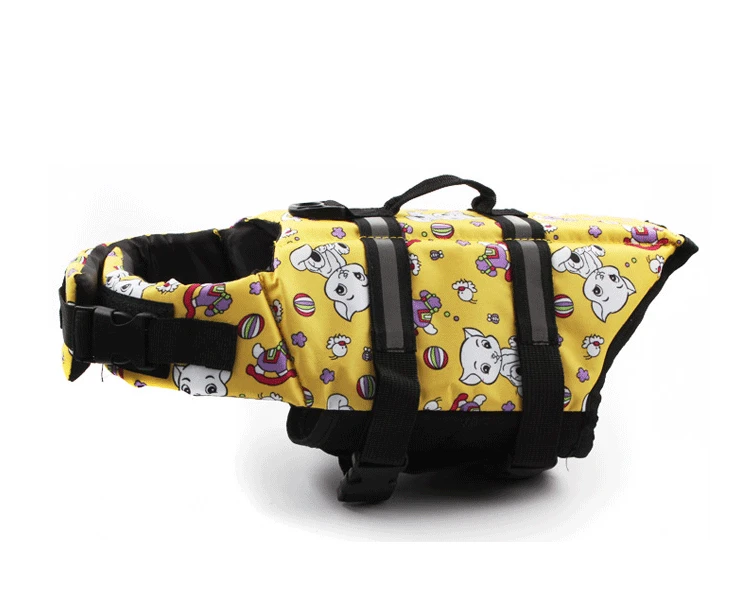 Одежда для плавания собак с защитой от потери спасательный жилет купальный