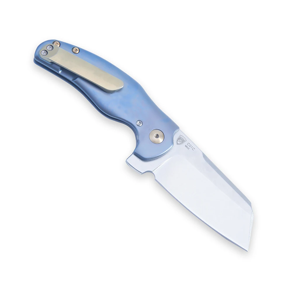 Складной нож Kizer C01C Mini KI3488A2 тактический титановый мини из овчины