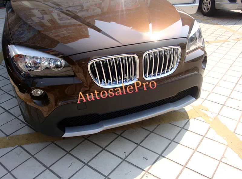 Для BMW X1 E84 2009-2015 Хром передний центральный гонки решетка гриль Рамки накладка 2 шт.