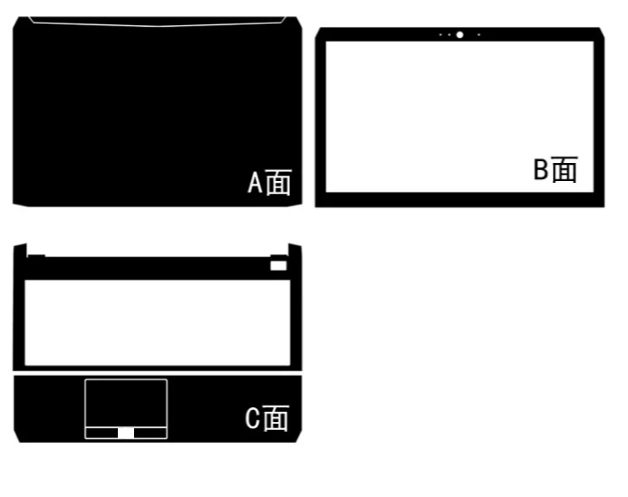KH защитный чехол для ноутбука из углеродного волокна и кожи SAGER NP8156 (CLEVO P650HP6-G P650HP6)