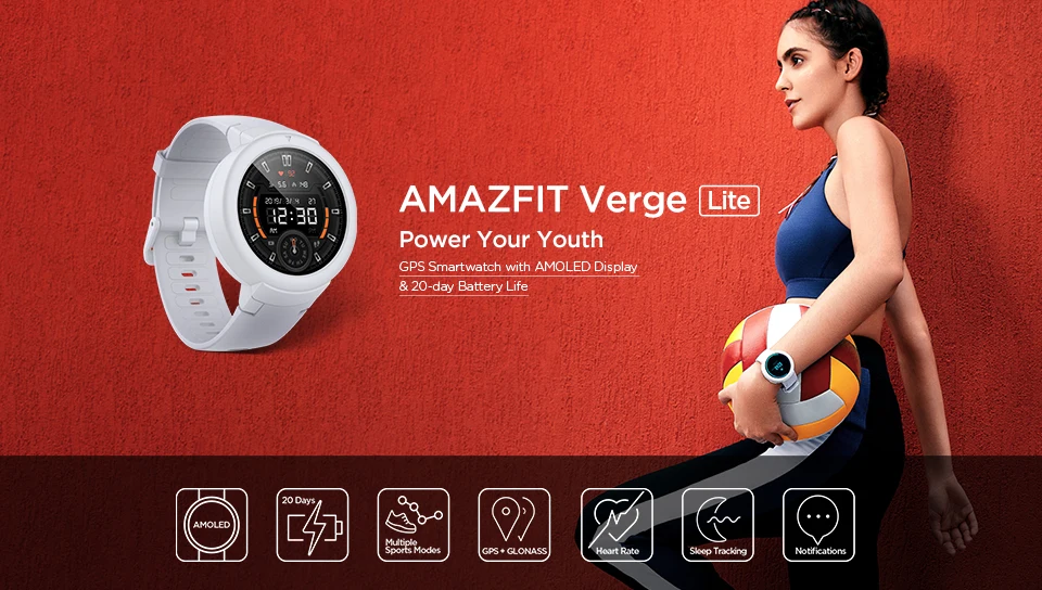 Amazfit Verge Lite умные часы английская версия gps спортивные часы Новые