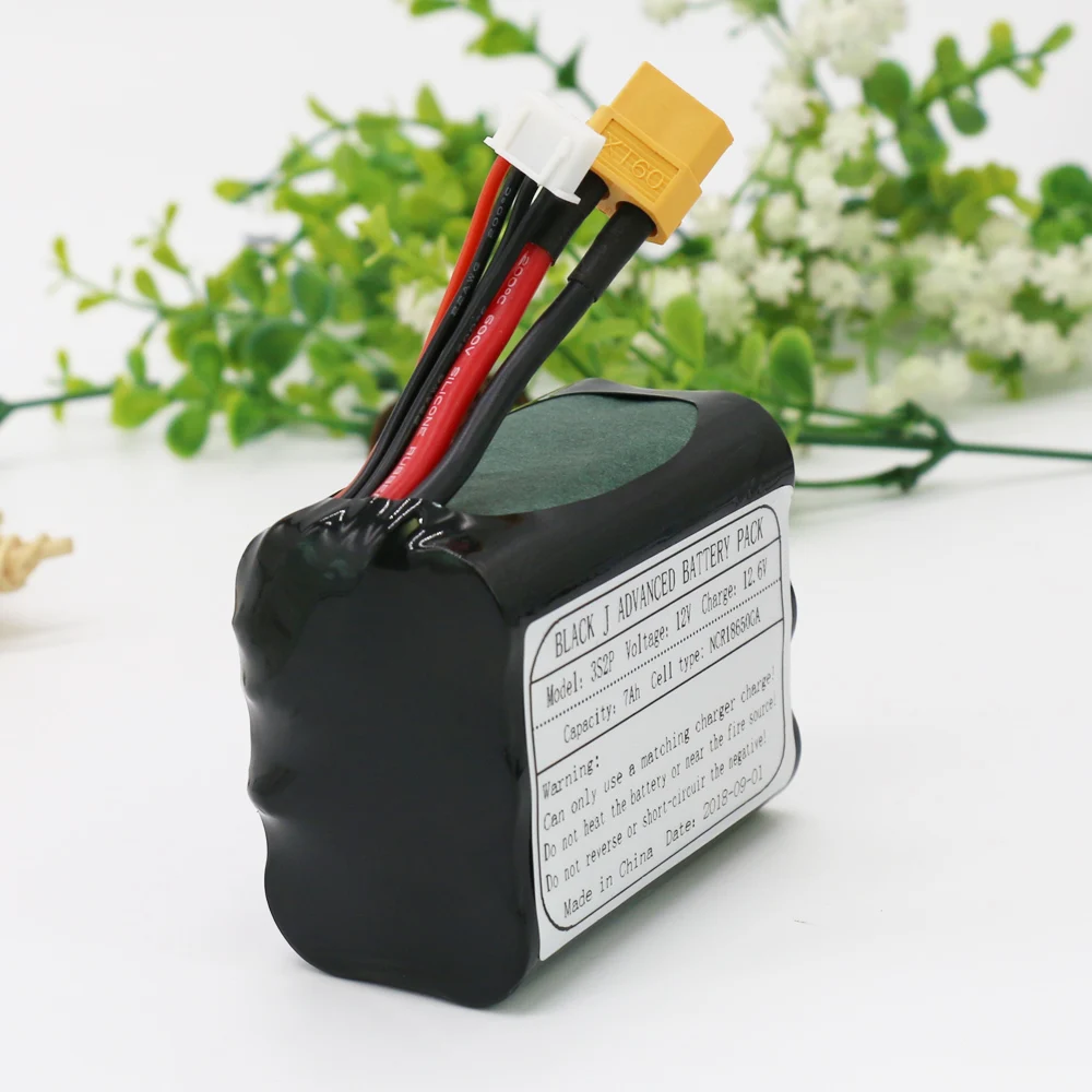 KLUOSI БПЛА литий-ионная аккумуляторная батарея 11,1 V/12.6V3S2P 12V7Ah использование одной ячейки NCR18650GA комбинация подходит для различных дронов