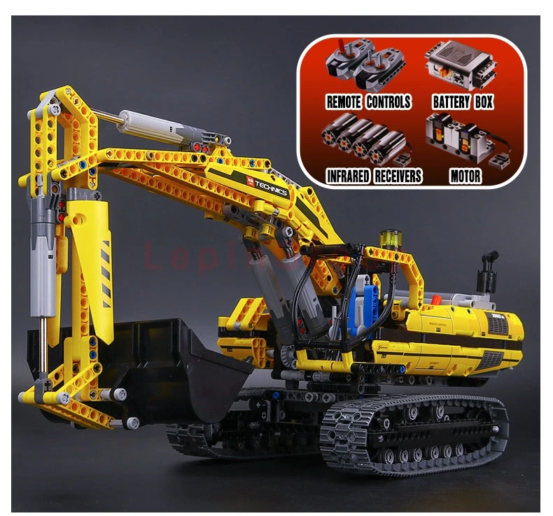 LP 20007 EPIN 20006 L350F колесный погрузчик 20004 кран Mk II Модель Строительный набор блоки