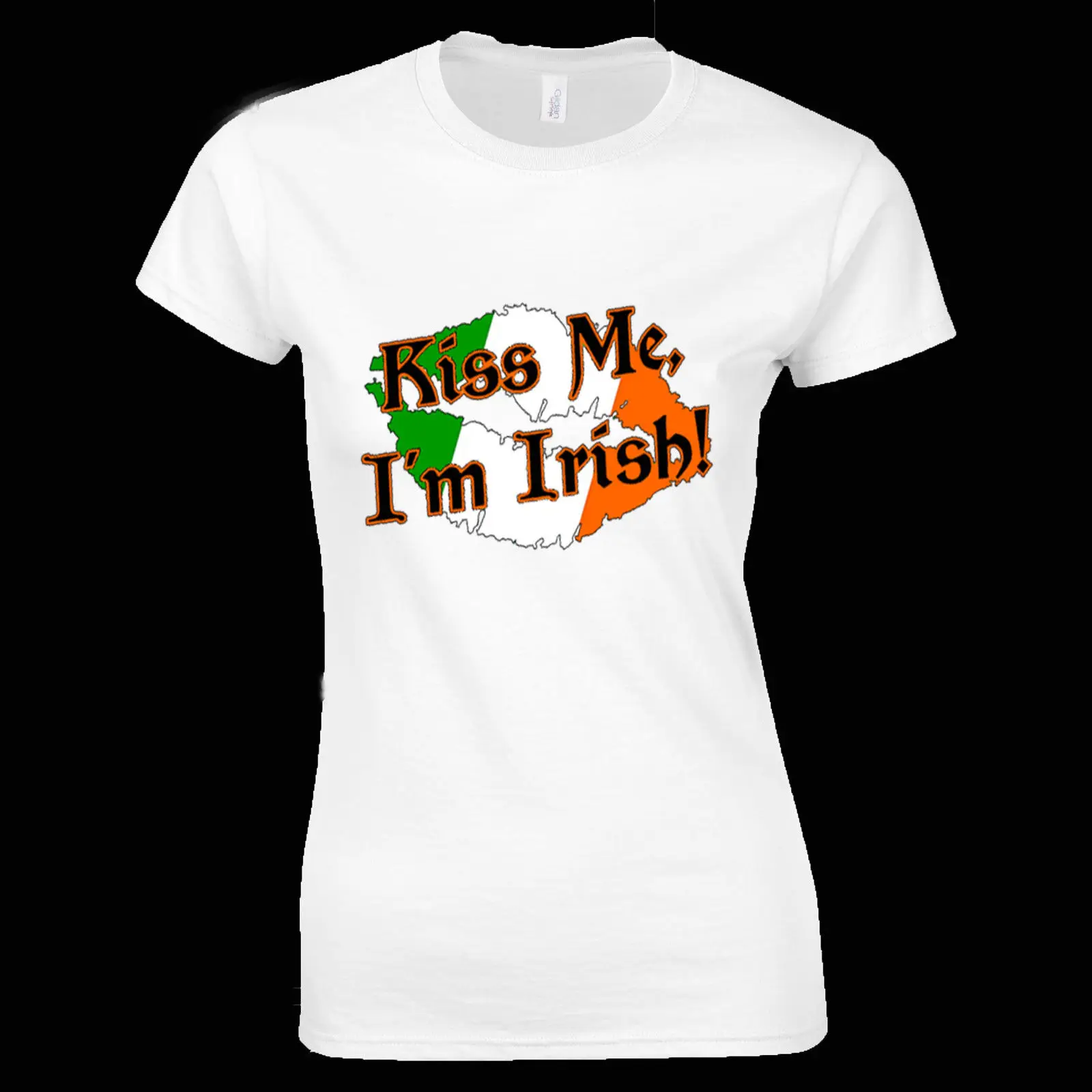 Футболка на День Святого Патрика kiss me im с ирландским флагом Shamrock Paddys Day новые