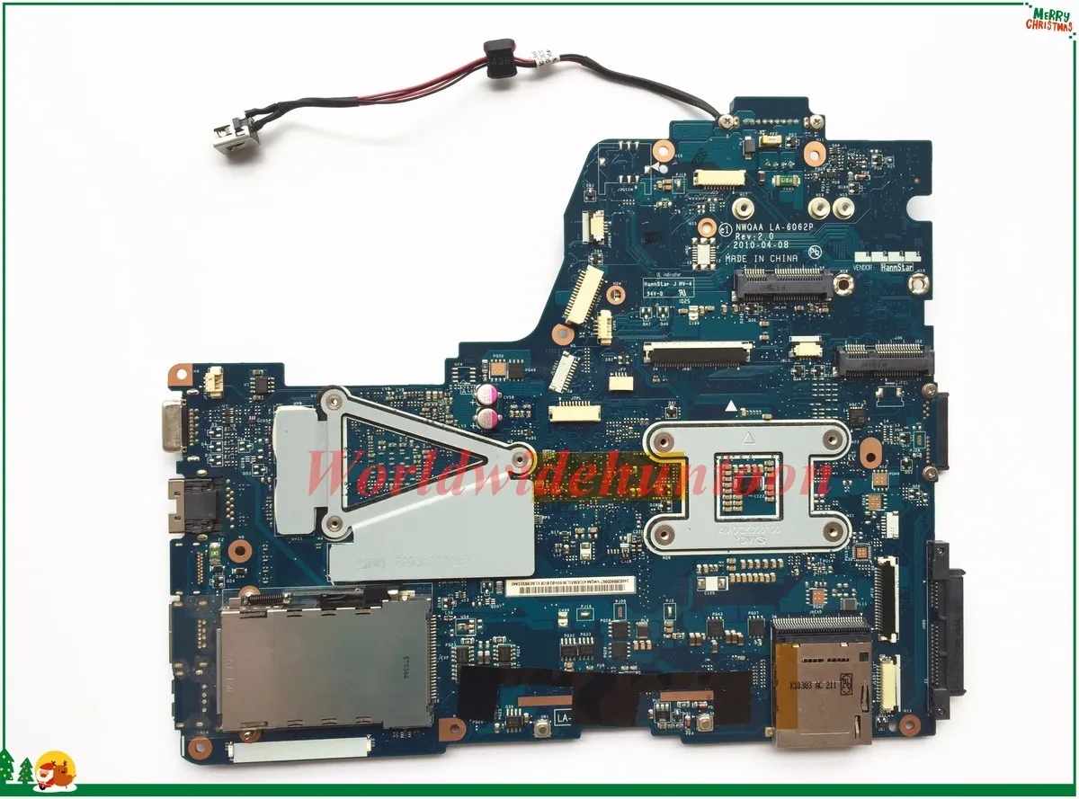 Высококачественная материнская плата K000109860 для ноутбука Toshiba Satellite A665 NWQAA LA-6062P