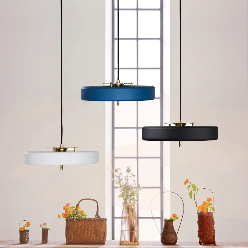 

Fashion Colorful Modern Wood Pendant Lights Lamparas Minimalist design shade Luminaire Dining Room Lights Pendant Lamp