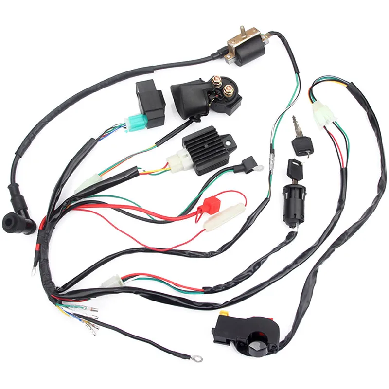 CDI жгут проводов статор Asembly проводка подходит для ATV Электрический Quad 50 70 90 110CC с