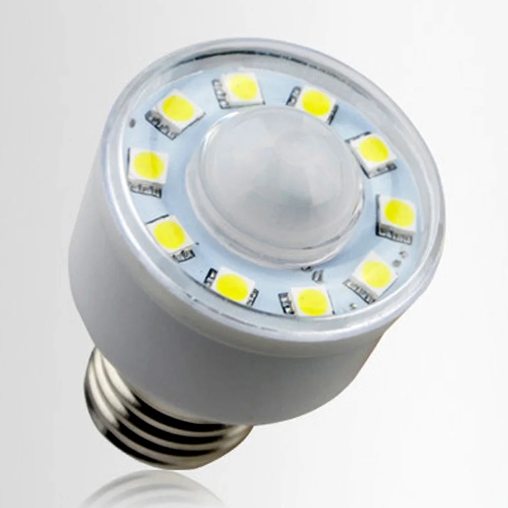 

2018 New 110V 10LED Human Body Motion Sensor PIR Infrared LED Lamp Corridor Garage Nightlight E27/US Plug
