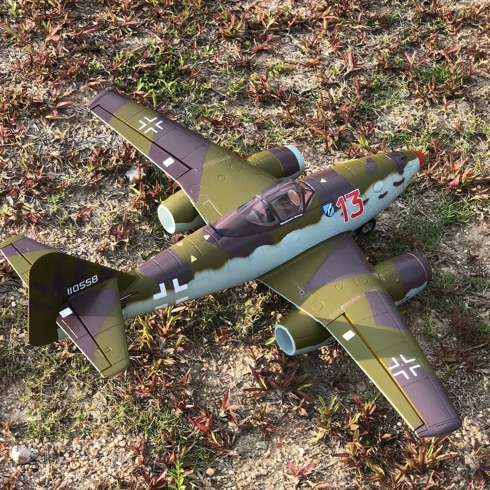 Двухместный 50 мм EDF RC Jet ME262 самолет игрушка EPO готов к полету RTF|Радиоуправляемые