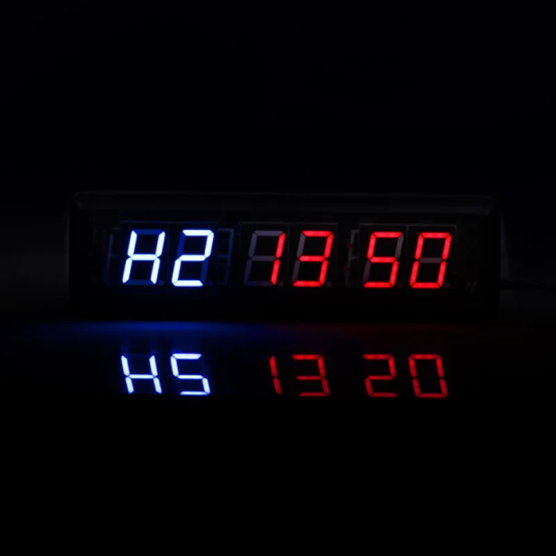 Цифровые настенные часы с обратным отсчётом 6 светодиодов | Дом и сад