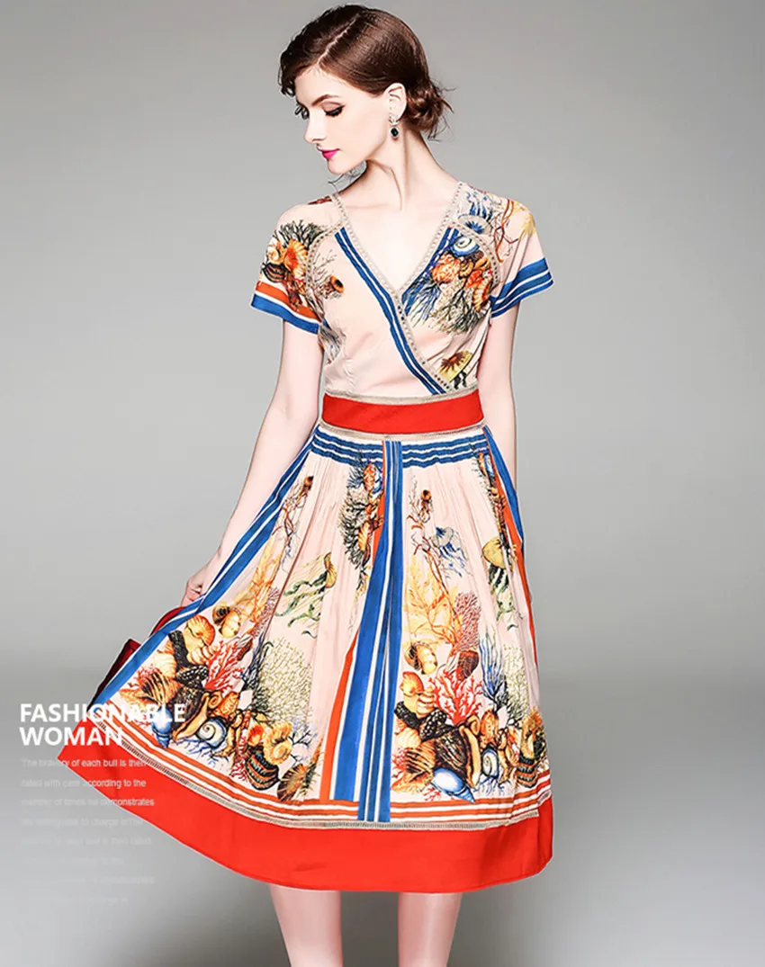 HAMALIEL Летняя женская брендовая одежда 2018 взлетно-посадочной полосы дизайнерская