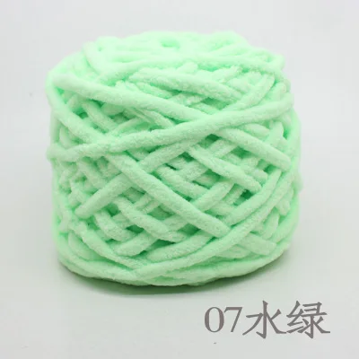 7 1 шт = 100 г thick cotton yarn Мягкая теплая толстая шерсть ледяная пряжа молочный хлопок линия грубой шерсти вязание крючком Пряжа ручной вязки пряжа для шарфа обувь свитер - Color: 7