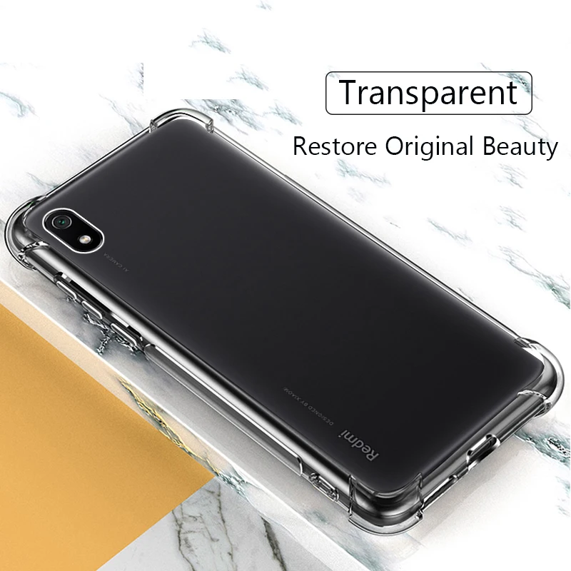 Чехол Lainergie для Xiaomi Redmi 7A подушка безопасности супер защита мягкая прозрачная