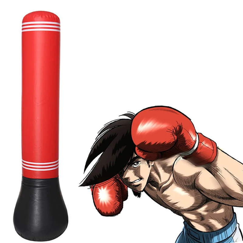 

150cm Beginner Boxing Bag Training Fitness Inflatable MMA Sport Speed Air Sandbag Boxing Bags Punch Target Bags Hook Hanging Bag