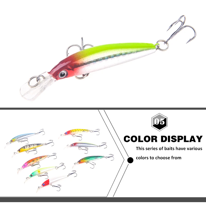 SEAPESCA Рыболовная Приманка Minnow Crank Bait 70 мм 4 г классические воблеры Virbration