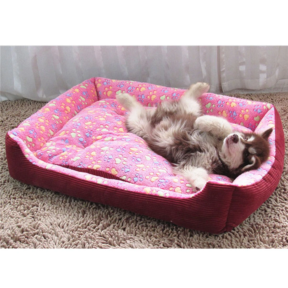 Кровати для больших собак кровать кошек Вельветовая подкладка