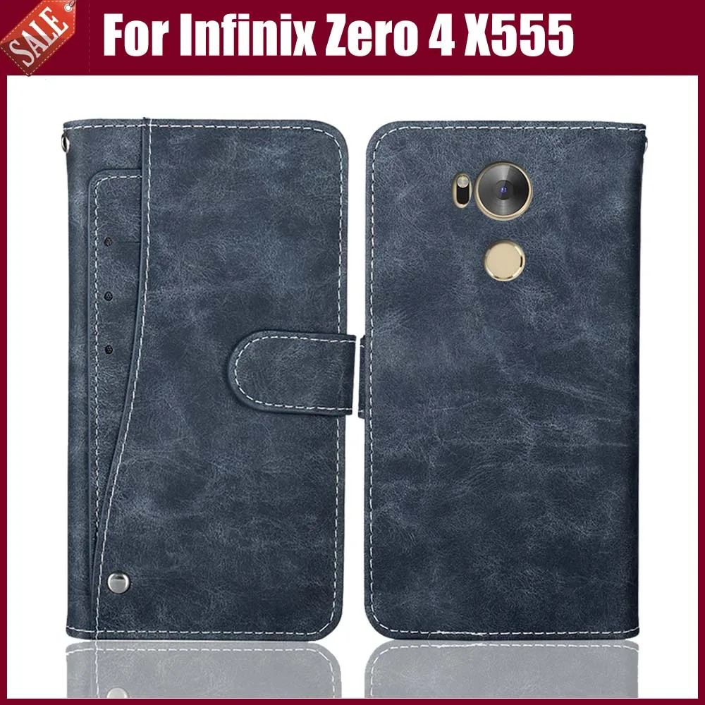 Новый дизайн! Чехол Infinix Zero 4 X555 Роскошный кошелек винтажный флип-чехол из