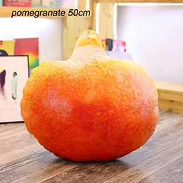 Pomegranate 22 фрукты овощи в форме плюшевые игрушки подушка валик клубника манго дуриан киви лук брокколи морковь реалистичный Декор - Цвет: Pomegranate