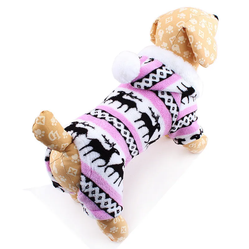 Мелких животных для собак куртка 2015 новых снежинка олень щенок продукты одежда