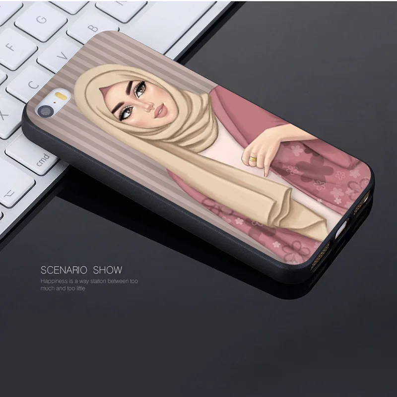 Для iphone 12 7 6 X мусульманская исламская девушка глаза женщины в хиджабе лицо