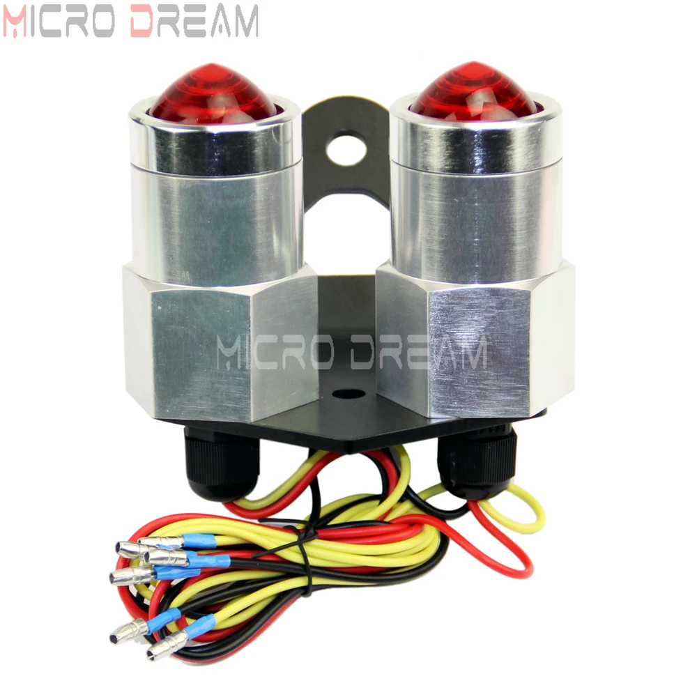 CNC Motorcycle Dual Lucas Tail Light Twin Brake Stop Lamp w/ License Plate Bracket for Harley Chopper Bobber Custom Taillights |