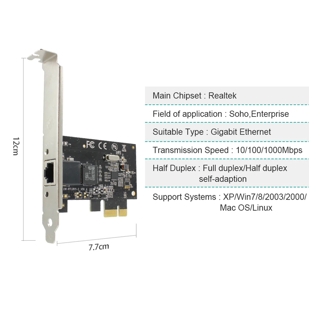 Сетевая карта VEnTIOn 1000 Мбит/с гигабитный Ethernet PCI Express E 10/100/1000 м сетевой адаптер