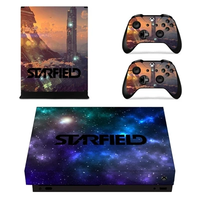 YSX1X1423 Звездное небо стикеры s для Xbox One X скины консоли контроллера Виниловые наклейки кожи игровой Чехол протектор - Цвет: YSX1X1423