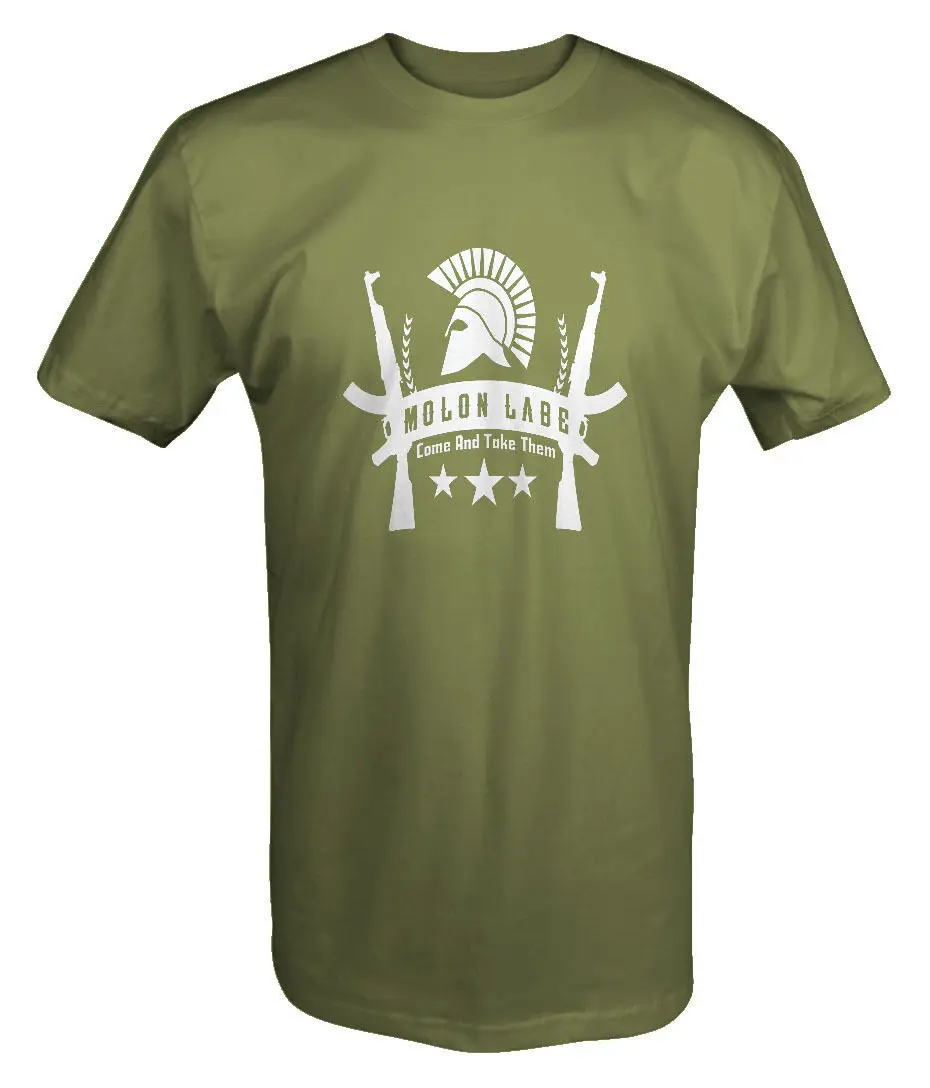 Футболка Molon Labe Spartan Helmet Shield Ar15 Ak47 новая футболка из 2019 хлопка с короткими рукавами