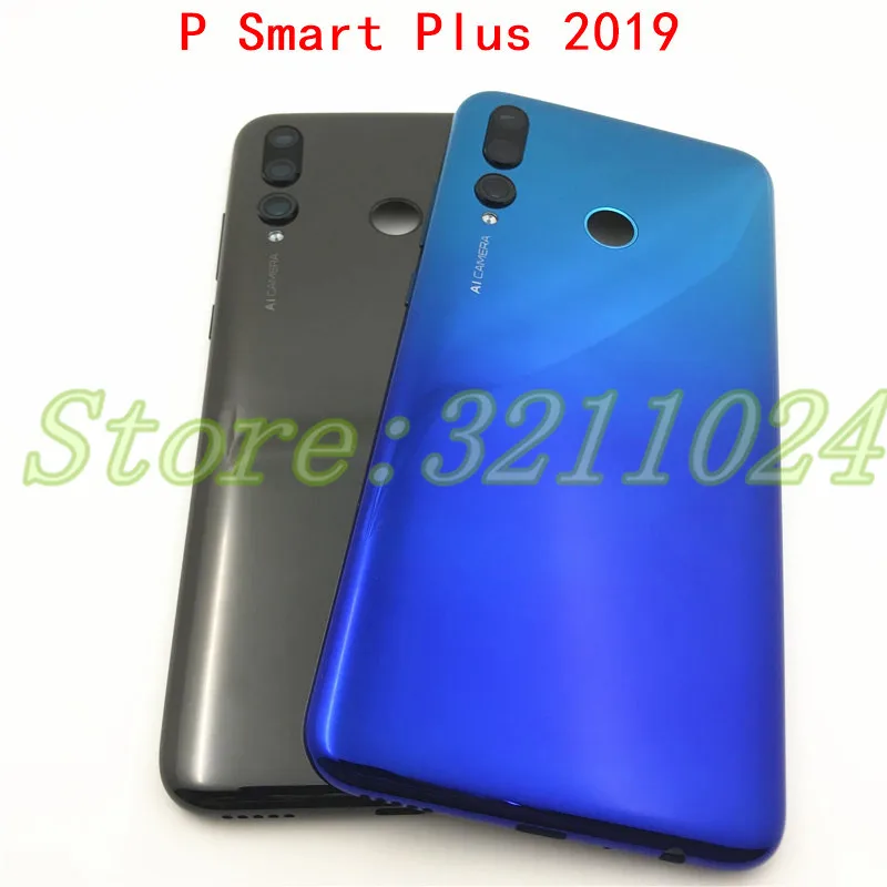 6,21 дюймов для huawei P Smart& P Smart Plus задняя крышка батарейного отсека Корпус+ объектив камеры и кнопка+ логотип