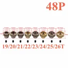 Шестерня мотора 48 P, шестерня шестерни металла 19T 20T 21T 22T 23T 24T 25T 26T 28T 48 шаг 3,175 мм, связанный с Losi TLR Traxxas HPI AXIAL Sakura