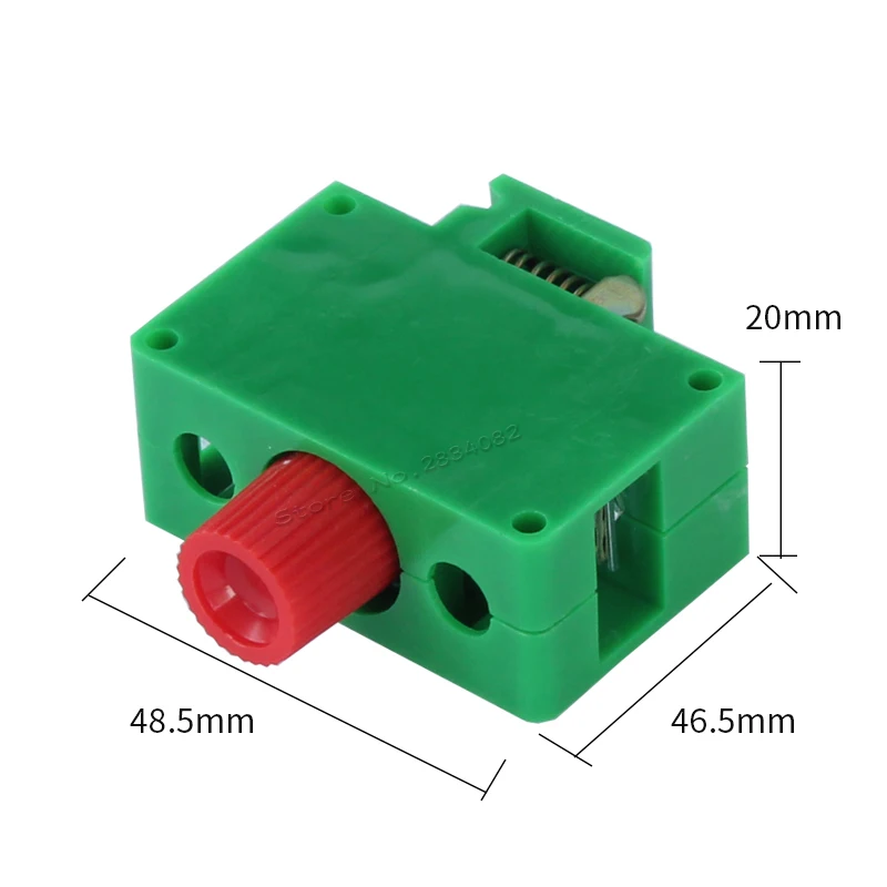 0,5-660 мм2 клеммный блок JF5-2.5RD 24A/46,5 в 20*48,5* мм Винт фиксированный din-рейку винт