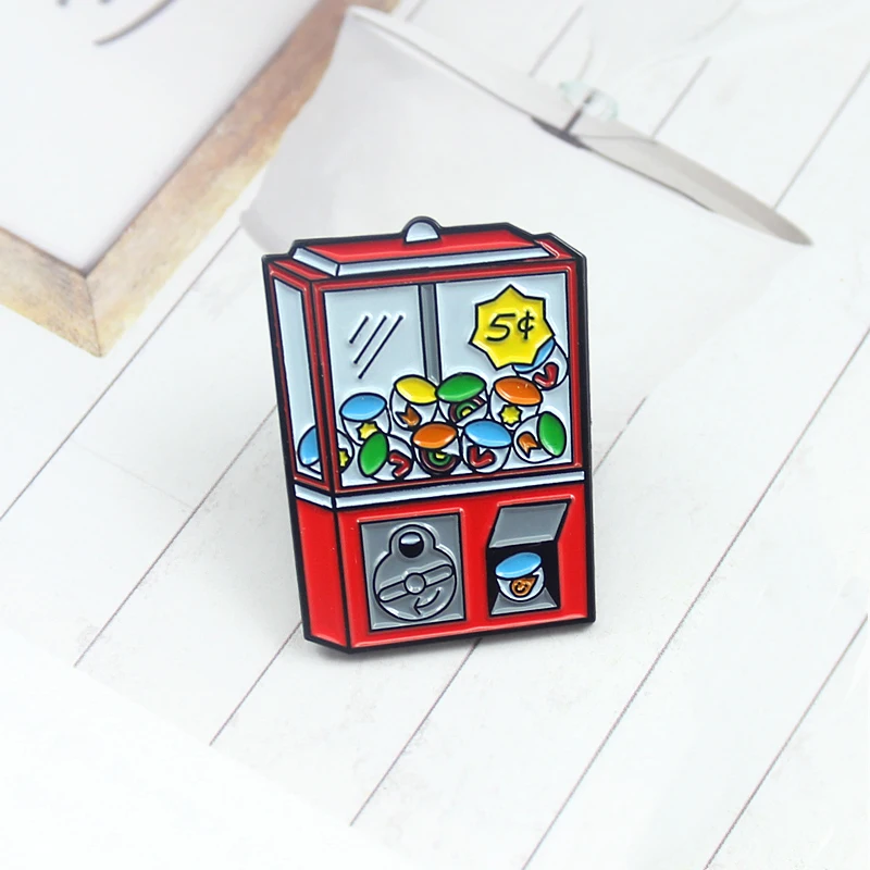 Эмалированная брошка для игрового аппарата игровой автомат С Рисунком Тигра