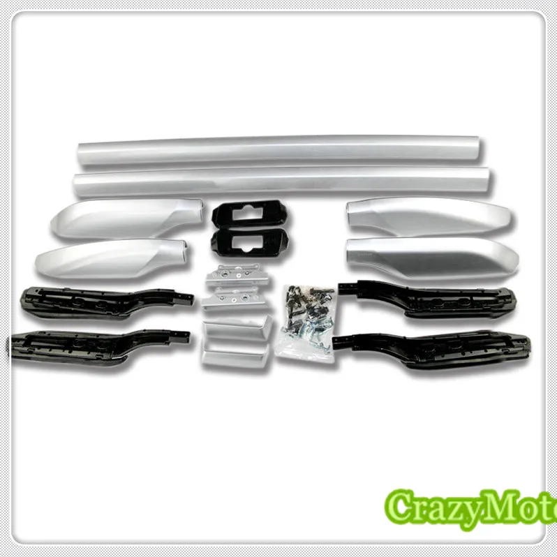 For Toyota Land Cruiser Prado FJ150 2010-2021 Silver Decorative Roof Rack Rails Luggage Carrier Bars Car Accessories | Автомобили и