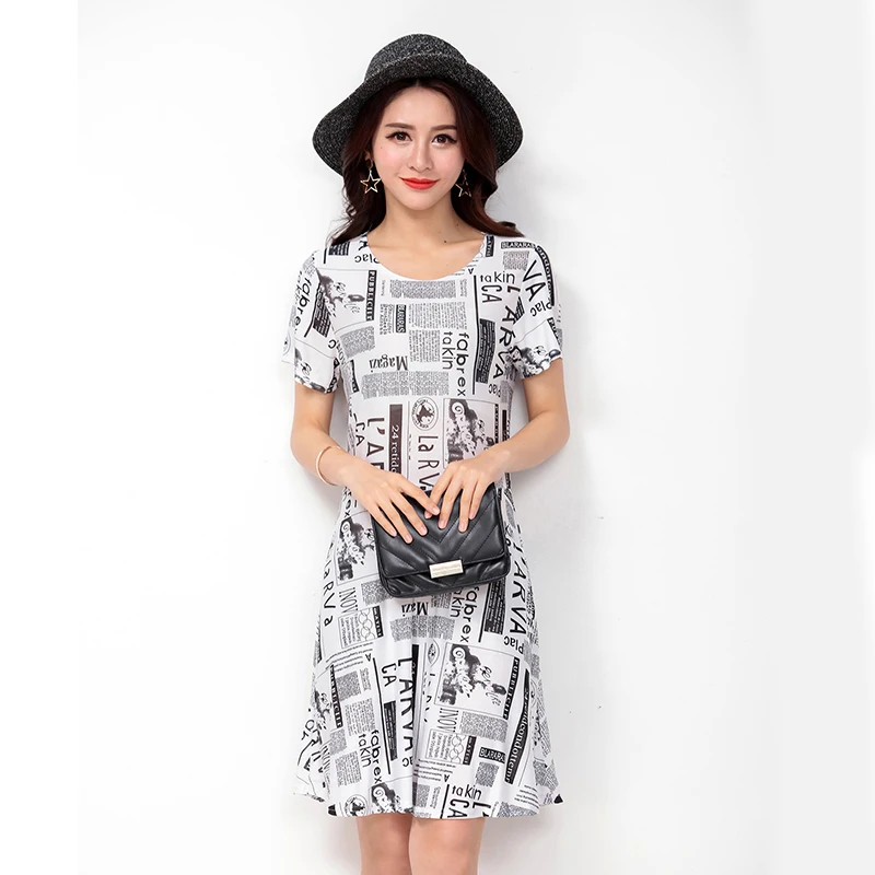 New 2017 Summer Beach Bohemian Dress A-Line Short Sleeve Casual Bodycon Dresses for Women Vestidos Work Wear Floral Office | Женская