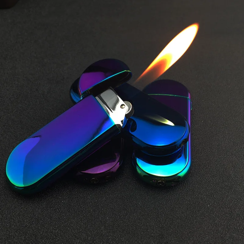 Ультратонкая компактная струйная Бутановая Зажигалка шлифовальное колесо