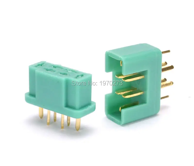 5 пар/10 пар разъем MPX 24K позолоченный 6pin 40Amp RC aeromodelling аксессуары для поля|connector