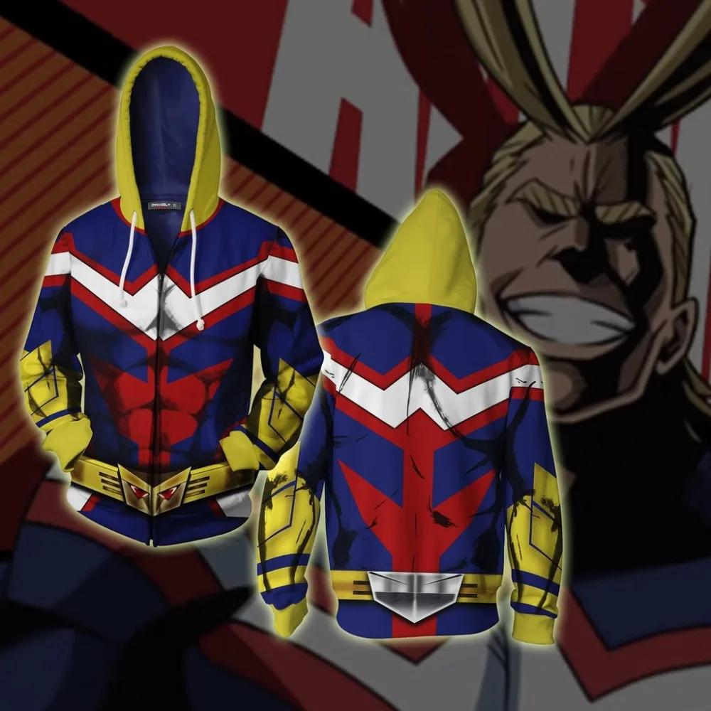 2019 Bakugou катсуки школьная униформа для косплея мой герой Academy All Might толстовки с