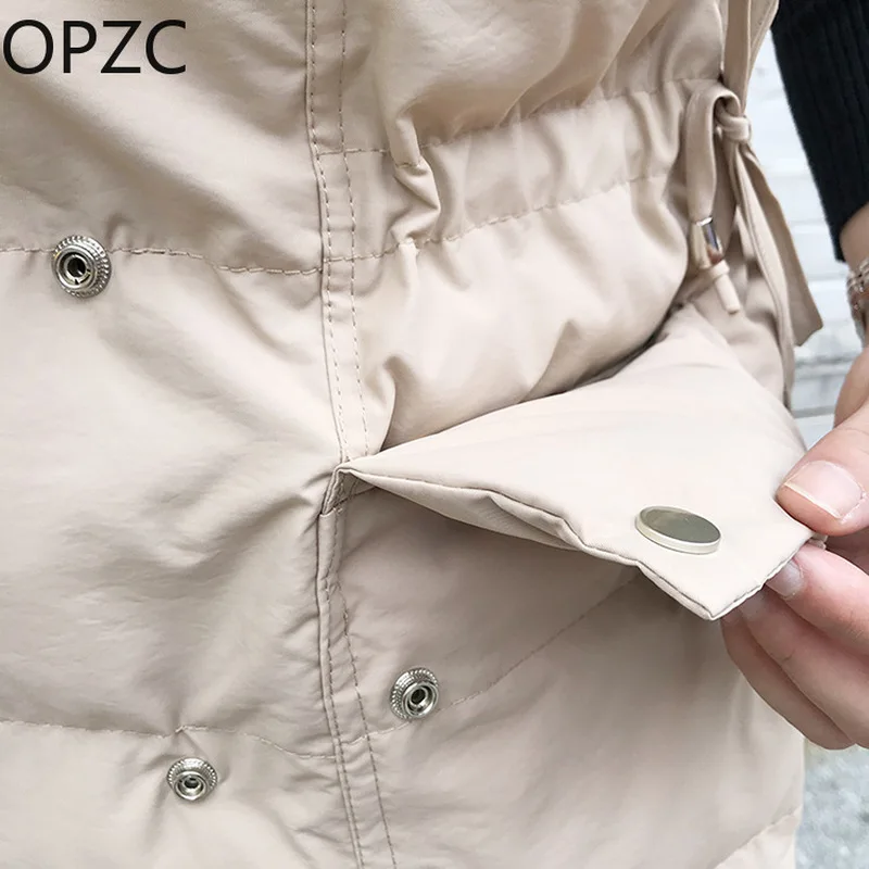 Opzc осень 2018 г. Новый дизайн чувство талии подпушка одеяло хлопок средней длины