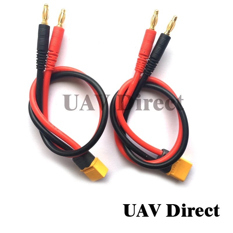 

XT60 male to 4.0mm Male Banana Plug Balance Charge Cable for RC Lipo Battery Quadcopter